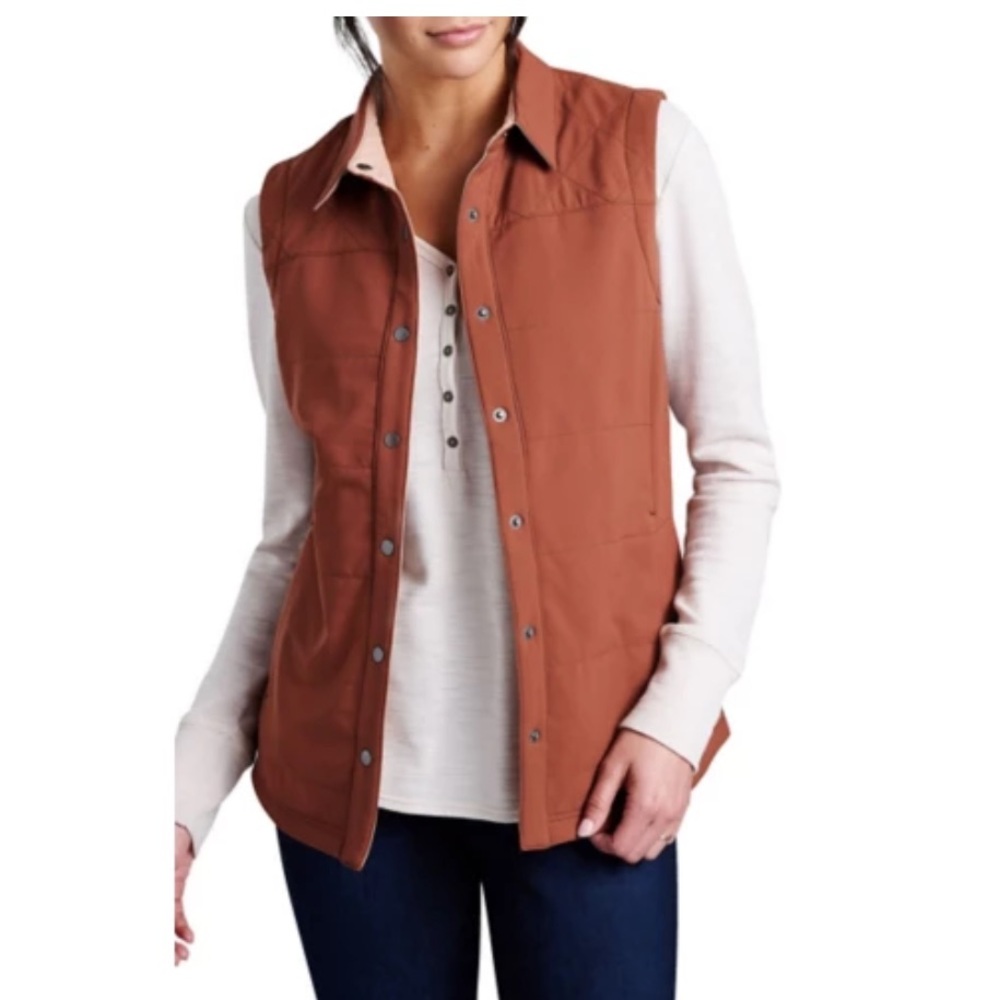 Women's Kuhl Aurora Vest in Cinnamon size XL